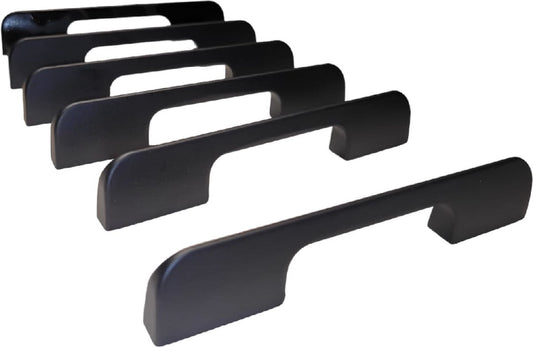 6x Zwarte Meubelgrepen - Perfect voor Keukens en Kasten (6 Stuks)