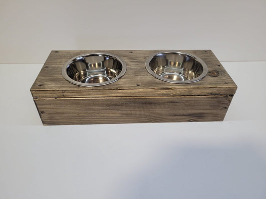 Honden Voerbak Steigerhout